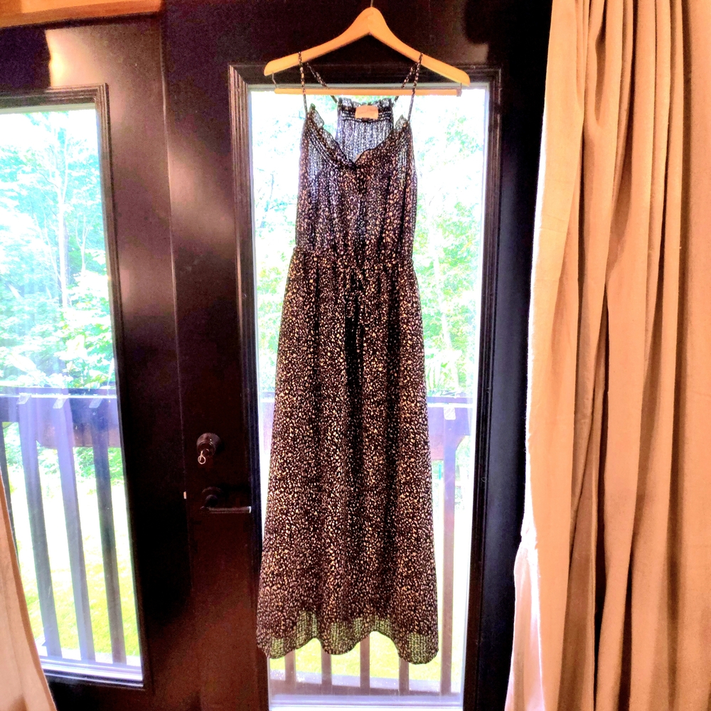 Universal Thread Black and White Maxi Dress